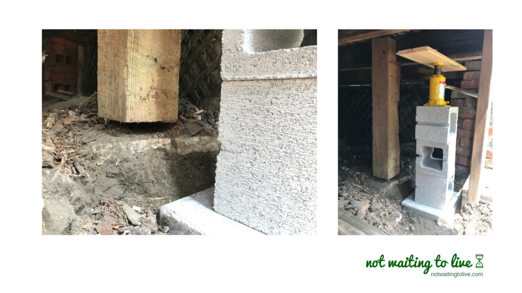 How To Raise And Level A Sinking Front Porch Not Waiting To Live
