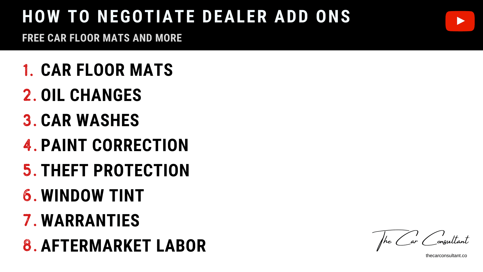 8 Freebies to Negotiate with Car Dealers (Expert Car Buying Tips 2021